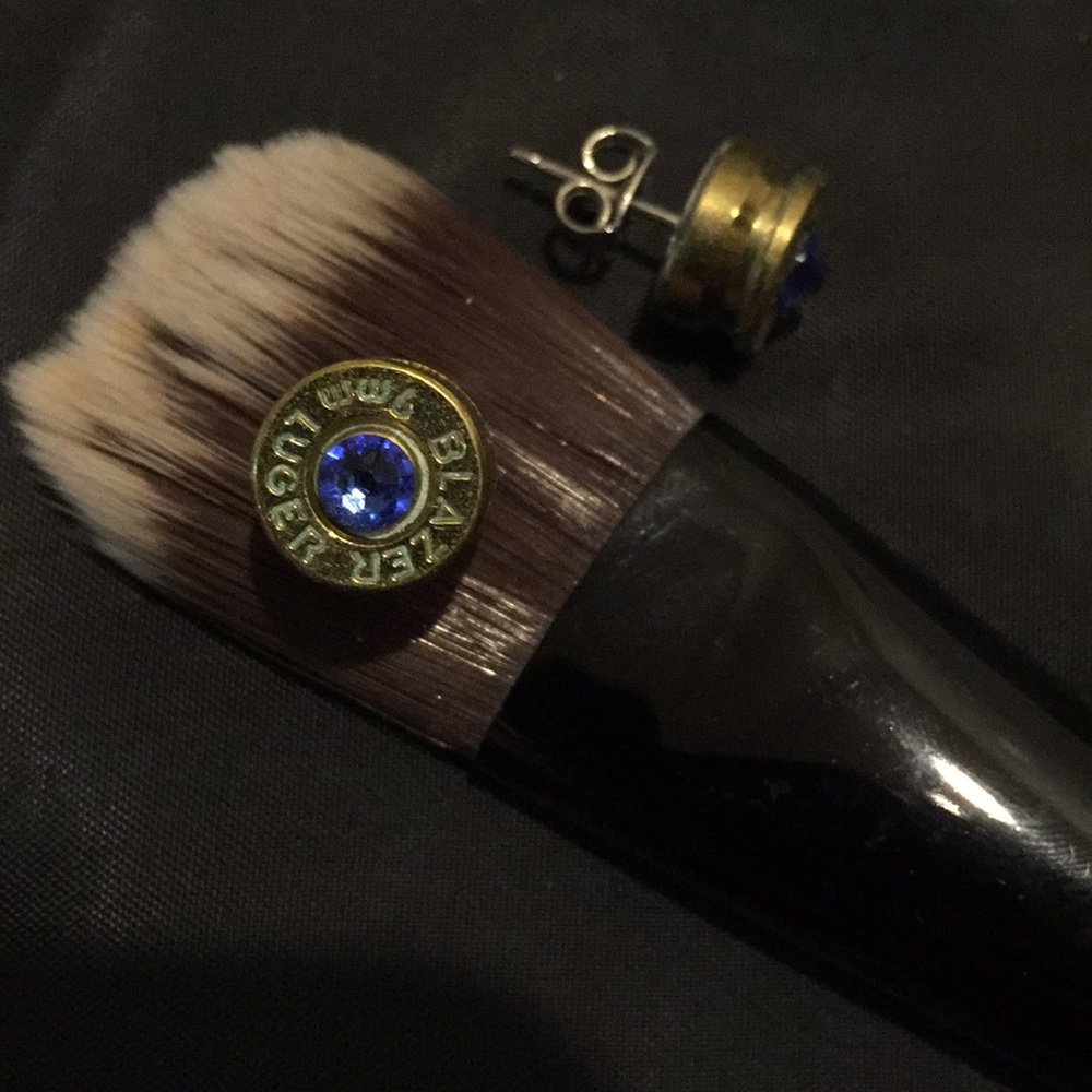 Earrings, Custom Made From Bullet Casing - image 1